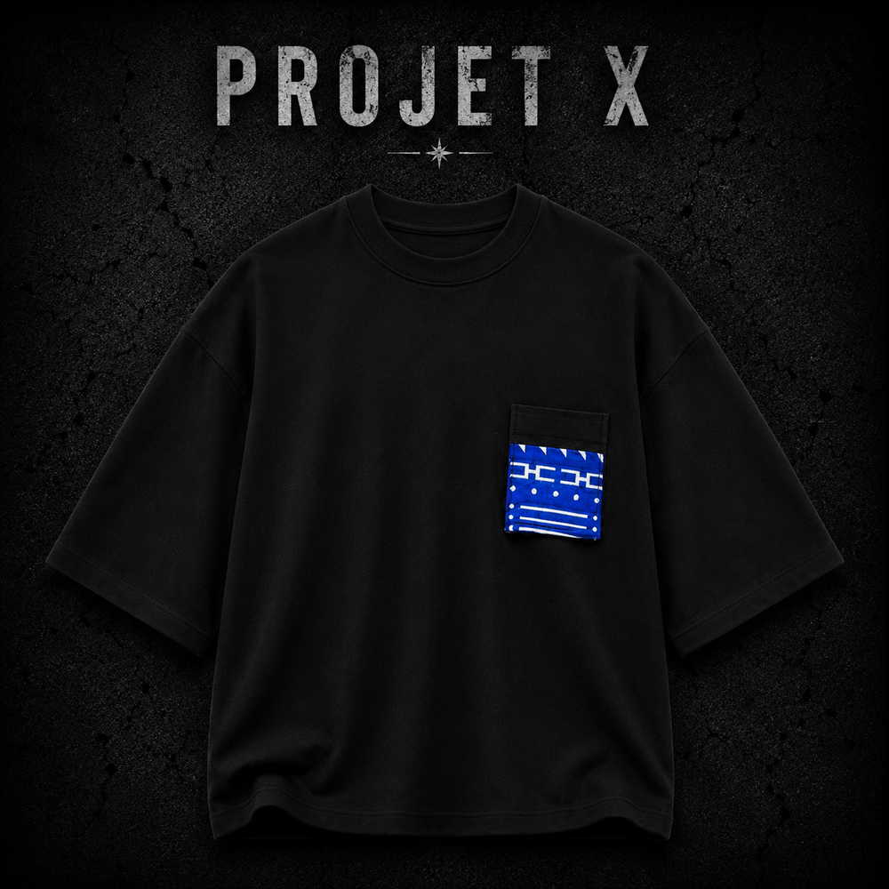 BLUE WARCODE TEE