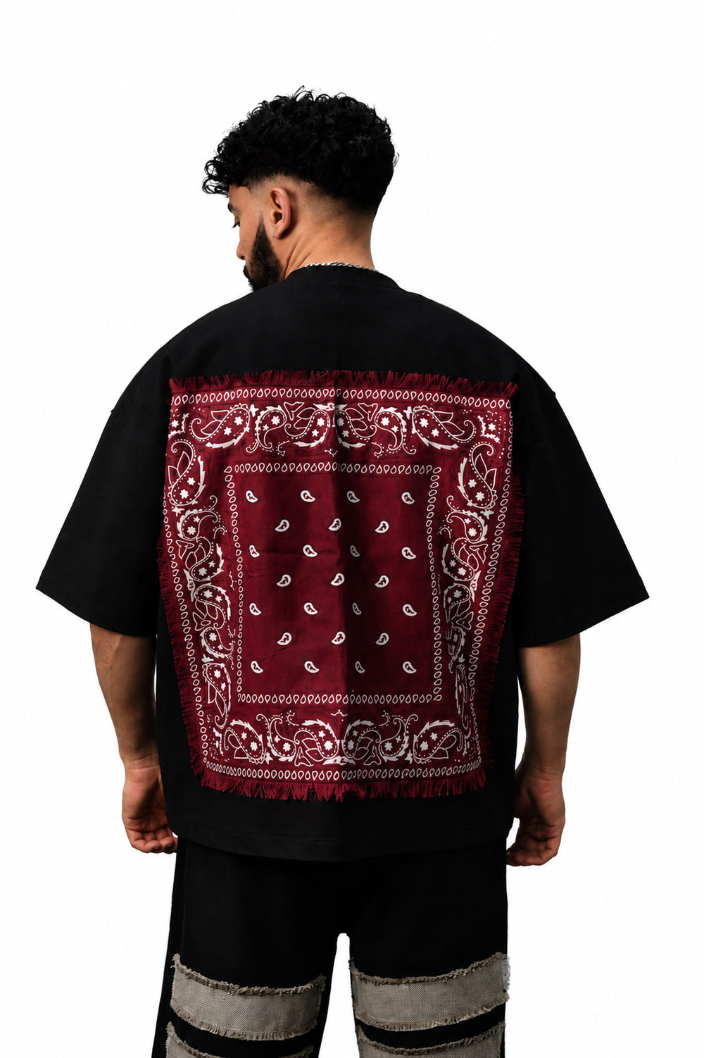 BURGUNDY BANDANA TEE