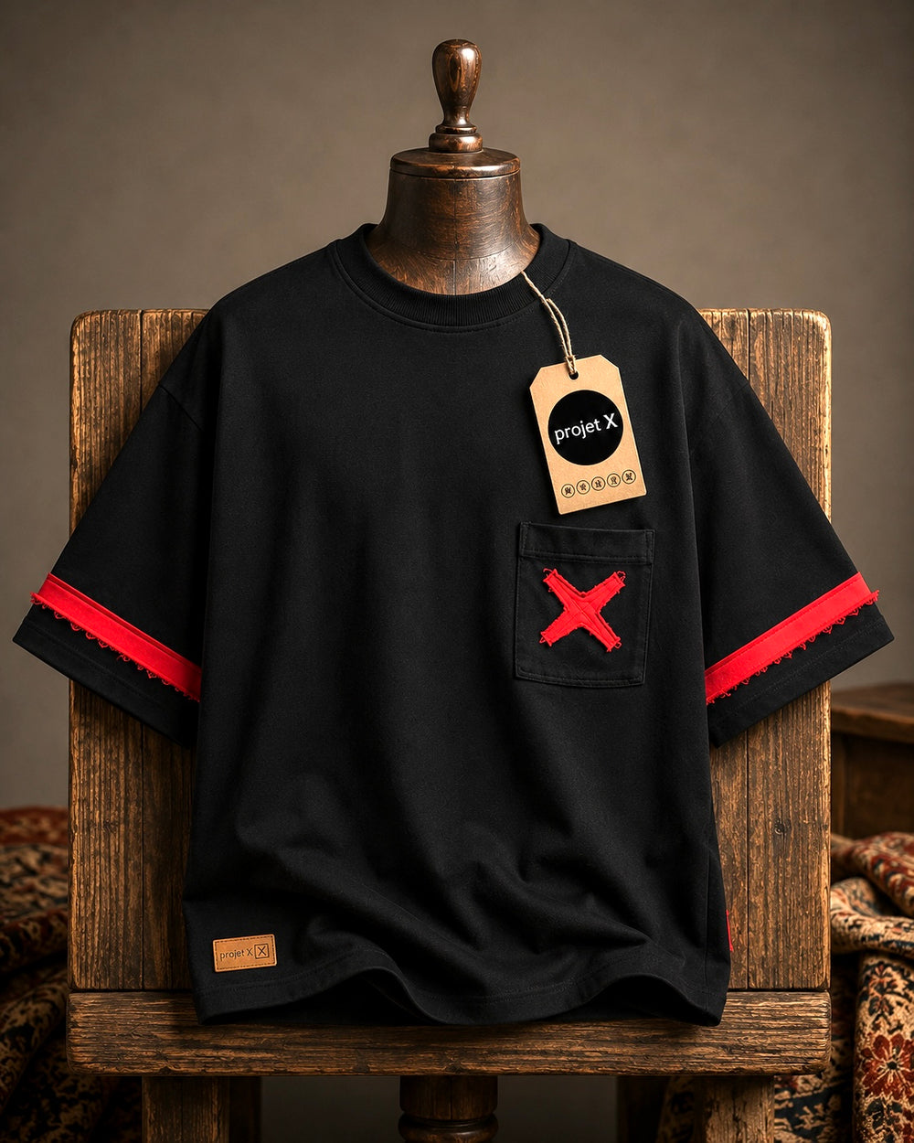 RED CLAW MARK TEE