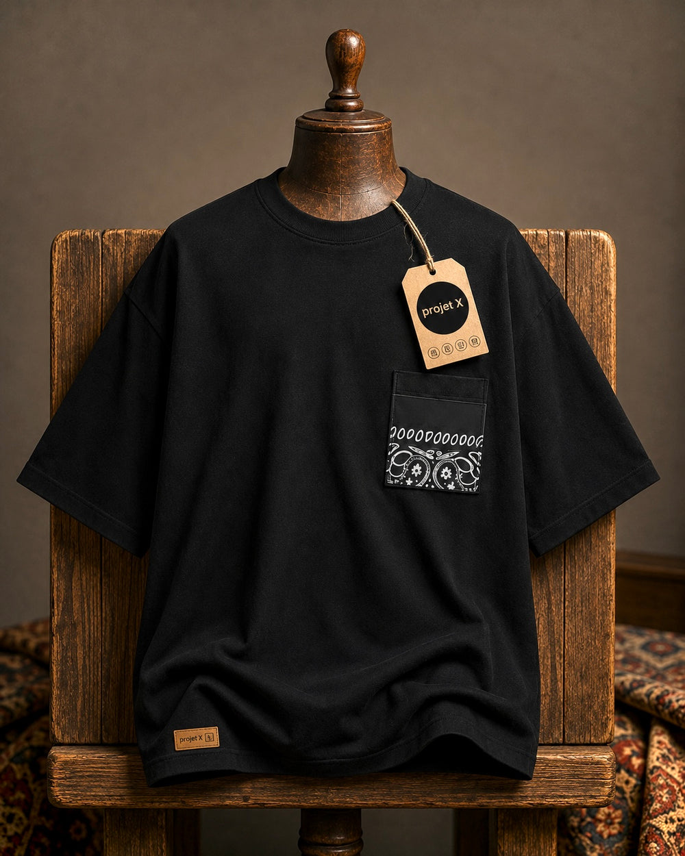 MIDNIGHT PAISLEY TEE