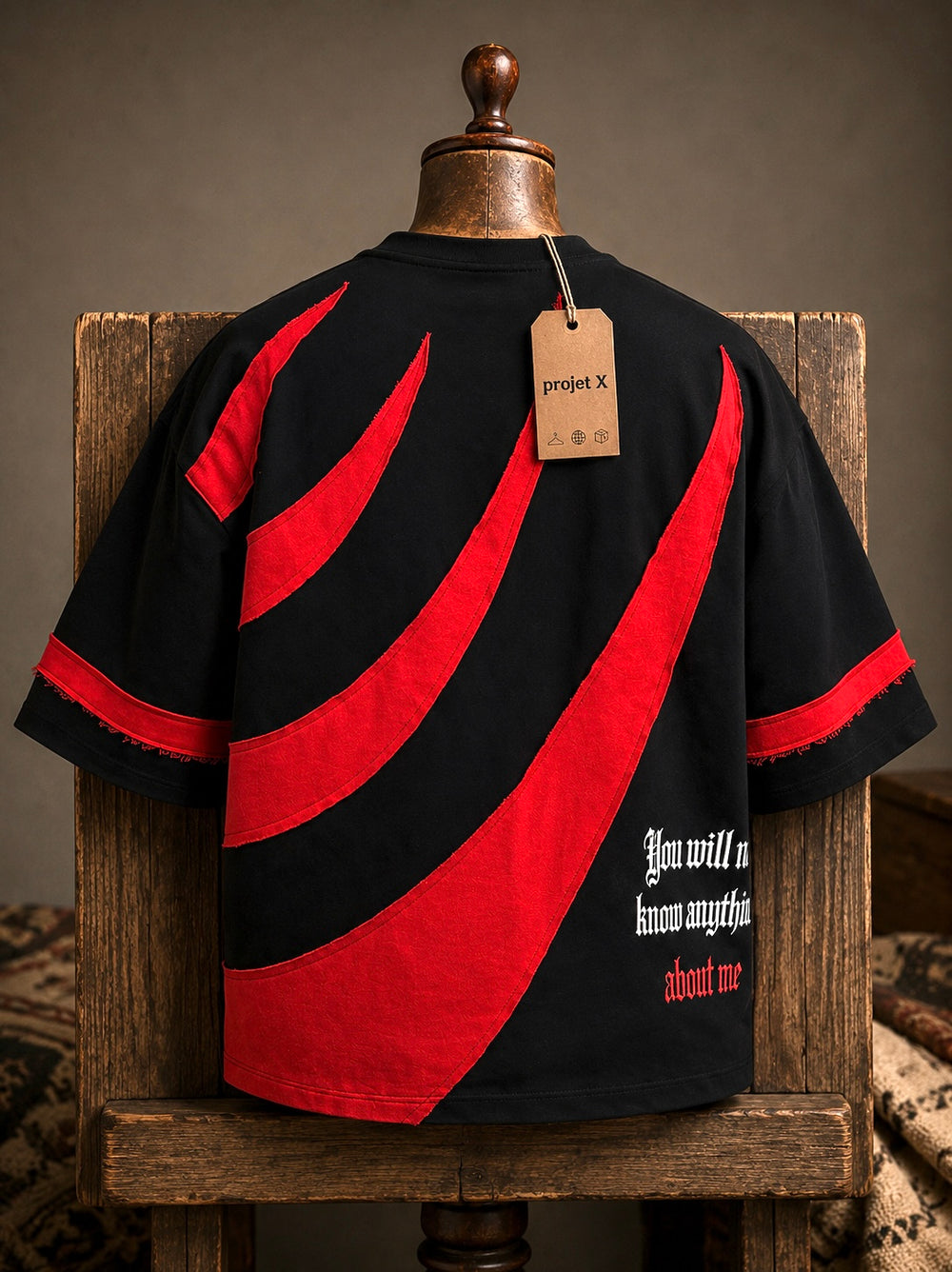 RED CLAW MARK TEE